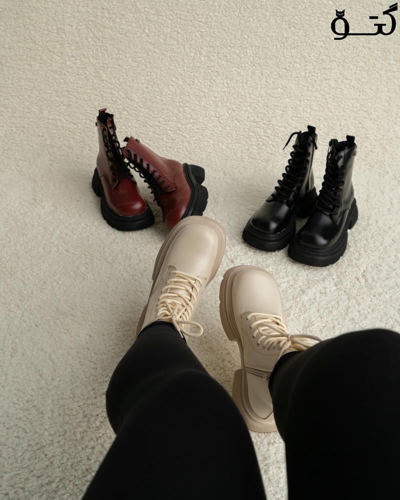 نیم بوت بندی بغل دکمه