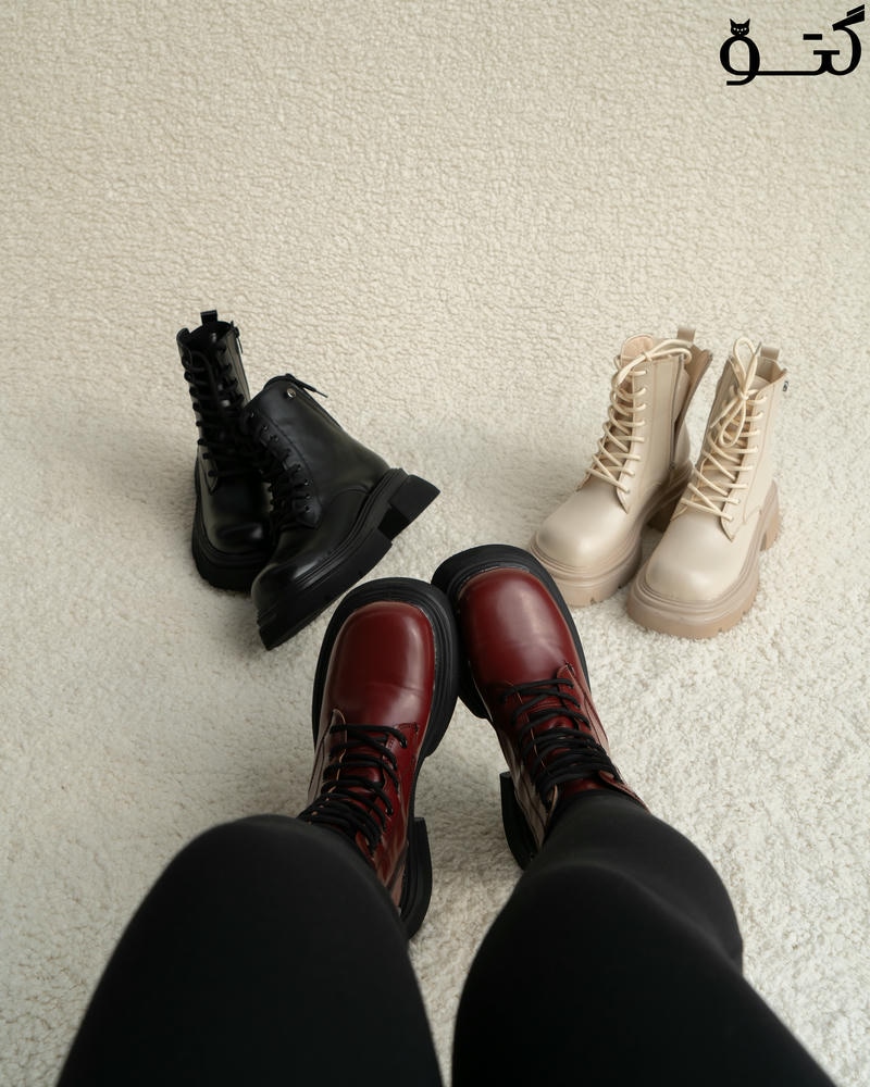 نیم بوت بندی بغل دکمه