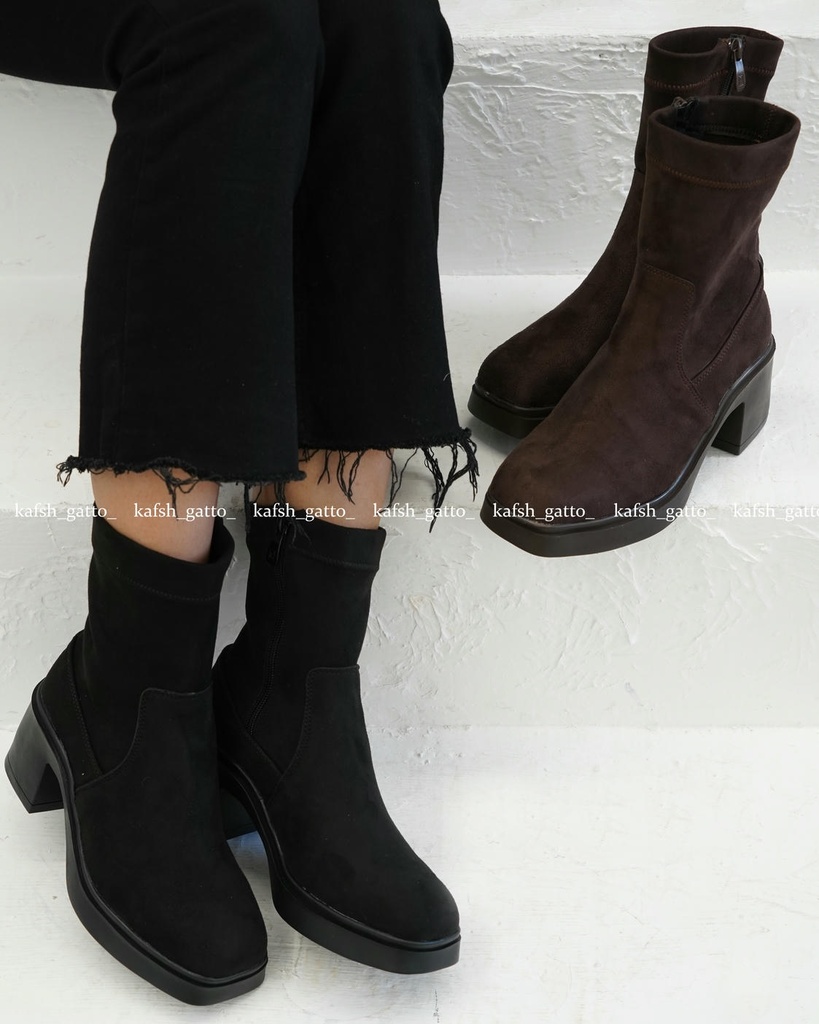 نیم بوت پاشنه رایکا